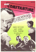 Incognito 1958 poster Eddie Constantine Danik Patisson Gaby André Patrice Dally