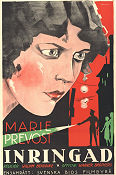 Inringad 1924 poster Marie Prevost Rockliffe Fellowes William Beaudine