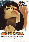 Jag en kvinna 1965 poster Essy Persson Erik Hell Mac Ahlberg Affischkonstnär: Walter Bjorne Kultfilmer