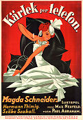 Kärlek per telefon 1932 poster Magda Schneider Hermann Thimig Max Neufeld Telefoner