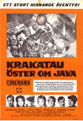Krakatau öster om Java 1968 poster Maximilian Schell Diane Baker Brian Keith Bernard L Kowalski
