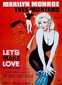 Låt oss älska 1960 poster Marilyn Monroe Yves Montand George Cukor