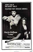 Lenny 1974 poster Dustin Hoffman Valerie Perrine Bob Fosse Hitta mer: Lenny Bruce