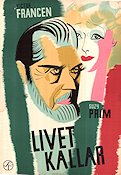 Livet kallar 1937 poster Victor Francen Suzy Prim Affischkonstnär: Birger Lundqvist
