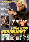 Long Kiss Goodnight 1996 poster Geena Davis Samuel L Jackson Yvonne Zima Renny Harlin Vapen