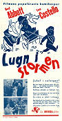Lugn i stormen 1943 poster Abbott and Costello Bud Abbott Lou Costello Grace McDonald Erle C Kenton Hästar