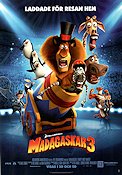 Madagaskar 3 2012 poster Ben Stiller Eric Darnell Animerat Cirkus