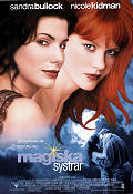 Magiska systrar 1998 poster Sandra Bullock Nicole Kidman Griffin Dunne