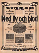 Med liv och blod 1915 poster Hubert Marischka Margarete Thumann Liane Haid Jacob Fleck