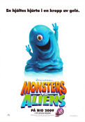 Monsters vs Aliens 2009 poster Reese Witherspoon Bob Letterman Animerat 3-D