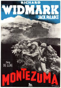 Montezuma 1951 poster Richard Widmark Jack Palance Reginald Gardiner Lewis Milestone