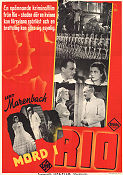 Mord i Rio 1939 poster Leny Marenbach Camilla Horn Ita Rina Erich Engels Filmbolag: UFA