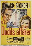 Mr Dodds affärer 1937 poster Humphrey Bogart Joan Blondell