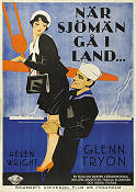 När sjömän gå iland 1930 poster Glenn Tryon Helen Wright William James Craft
