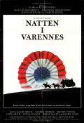 Natten i Varennes 1982 poster Jean-Louis Barrault Marcello Mastroianni Hanna Schygulla Ettore Scola