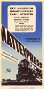 Nattexpress 1940 poster Margaret Lockwood Rex Harrison Paul Henreid Carol Reed Tåg