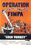 Operation Fimpa 1971 poster Dick Van Dyke Pippa Scott Tom Poston Norman Lear Rökning