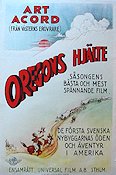 Oregons hjälte 1925 poster Art Acord Berg