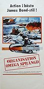Organisation Omega sprängd 1979 poster Jeffrey Byron Motorcyklar