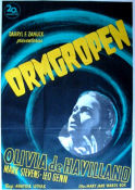 Ormgropen 1948 poster Olivia de Havilland Mark Stevens Leo Genn Anatole Litvak Ormar