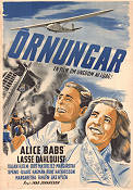 Örnungar 1944 poster Alice Babs Lasse Dahlquist Ivar Johansson Flyg