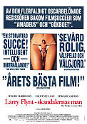 The People vs Larry Flynt 1998 poster Woody Harrelson Courtney Love Milos Forman