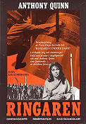 Ringaren 1956 poster Gina Lollobrigida Anthony Quinn Jean Delannoy Text: Victor Hugo