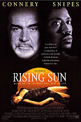 Rising Sun 1993 poster Sean Connery Wesley Snipes Harvey Keitel Philip Kaufman