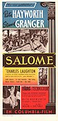 Salome 1953 poster Rita Hayworth Stewart Granger Charles Laughton William Dieterle