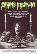 Satans utsända 1973 poster Jack Hawkins Donald Pleasence Georgia Brown Kim Novak Joan Collins Freddie Francis Mat och dryck