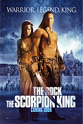 The Scorpion King 2001 poster Dwayne Johnson Steven Brand Michael Clarke Duncan Chuck Russell