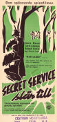 Secret Service slår till 1942 poster James Mason Hugh Williams Carla Lehmann Harold French