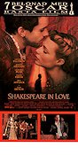 Shakespeare in Love 1998 poster Gwyneth Paltrow Joseph Fiennes Judi Dench John Madden Text: William Shakespeare