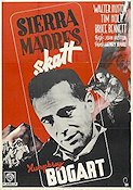 Sierra Madres skatt 1948 poster Humphrey Bogart Walter Huston Tim Holt John Huston