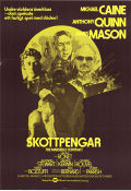 Skottpengar 1974 poster Michael Caine Anthony Quinn James Mason Robert Parrish