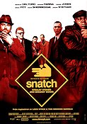 Snatch 2000 poster Jason Statham Brad Pitt Benicio Del Toro Vinnie Jones Guy Ritchie