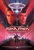 Star Trek V: the Final Frontier 1989 poster Leonard Nimoy DeForest Kelley William Shatner Hitta mer: Star Trek Rymdskepp