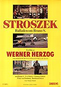 Stroszek 1977 poster Bruno S Eva Mattes Werner Herzog