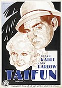 Taifun 1932 poster Clark Gable Jean Harlow
