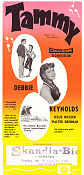 Tammy 1957 poster Debbie Reynolds Walter Brennan Leslie Nielsen Joseph Pevney