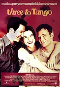 Three to Tango 1999 poster Matthew Perry Neve Campbell Dylan McDermott Damon Santostefano