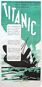 Titanic 1943 poster Sybille Schmitz Herbert Selpin Skepp och båtar