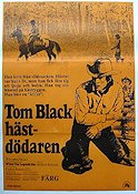 Tom Black hästdödaren 1972 poster Richard Widmark Frederic Forrest Luana Anders Stuart Millar