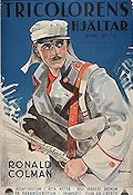 Tricolorens hjältar 1926 poster Ronald Colman Herbert Brenon Eric Rohman art