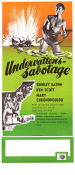 Undervattenssabotage 1965 poster Shirley Eaton Ken Scott Mairi Hronopoulou Maury Dexter