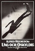 Ung och oskyldig 1937 poster Alfred Hitchcock