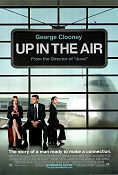 Up In the Air 2009 poster George Clooney Vera Farmiga Anna Kendrick Jason Reitman Flyg