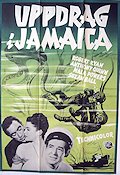 Uppdrag i Jamaica 1953 poster Robert Ryan Anthony Quinn Mala Powers Dykning