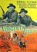 Virginia City 1940 poster Errol Flynn