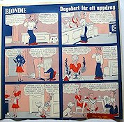 Cloetta choklad 1940 affisch Hitta mer: Blondie Från serier